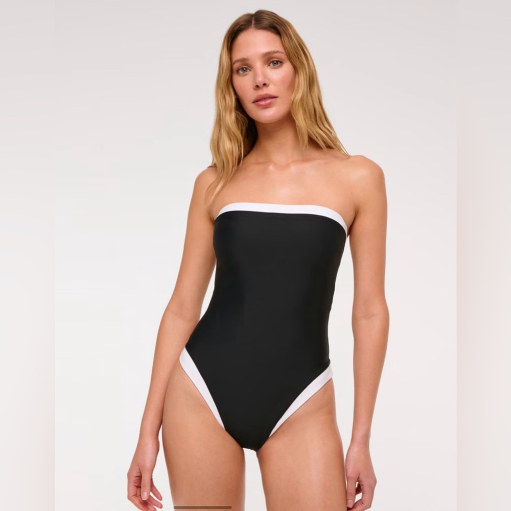A&F Marina One-Piece Swimsuit Medium